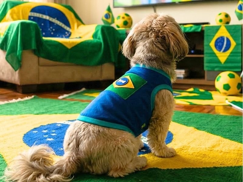 Roupa Pet Copa do Mundo 2026
