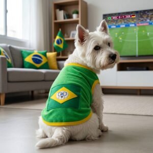 Roupinha Copa do Mundo Pet