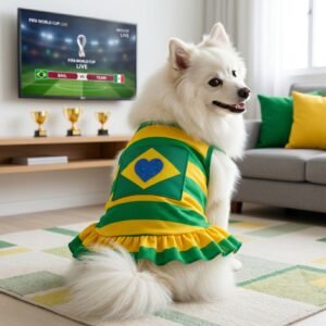Vestido Pet Copa do Mundo